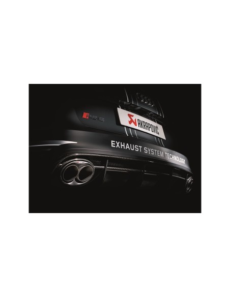 Audi RS6 4,0TFSi V8 C7 Akrapovic Evolution System i Titan med kolfiber utblås