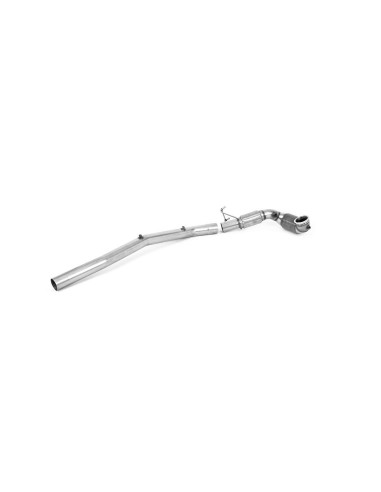 VW Golf 2,0TFSi R mk8 Milltek Sport 3,7" gjuten Downpipe med 200 cells racekatalysator (OPF delete) (upp till 400hk)