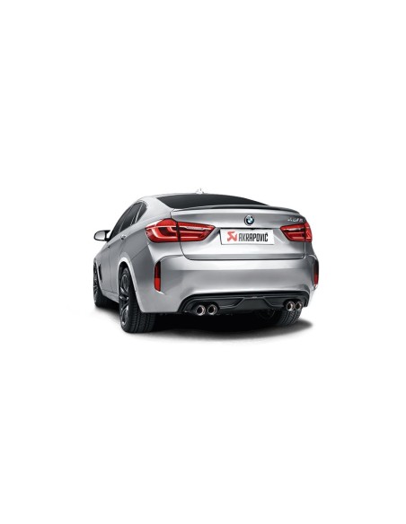 BMW X6 M F86 Akrapovic kolfiber diffuser