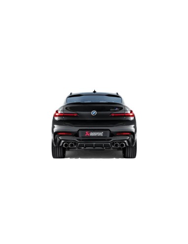 BMW X4 M 3,0T S58 F98 Akrapovic Slip-On System i Titan med kolfiber utblås