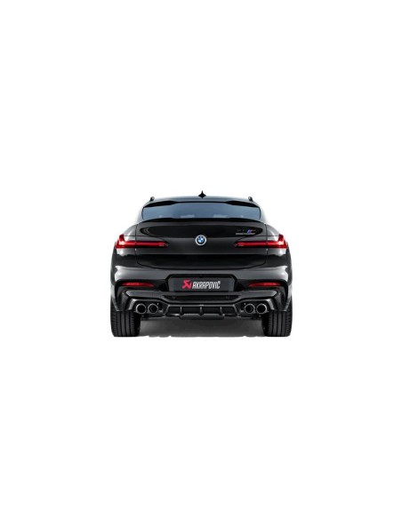 BMW X4 M 3,0T S58 F98 Akrapovic Slip-On System i Titan med kolfiber utblås
