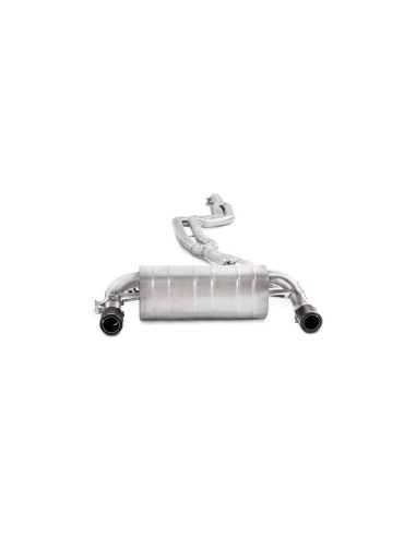 BMW 340i B58 F30 / F31 (ej OPF bilar) Akrapovic Evolution System i Rostfritt med Kolfiber utblås