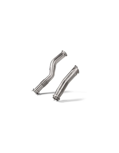 BMW M4 S58 G82 / G83  Akrapovic Downpipes i Rostfritt utan katalysatorer