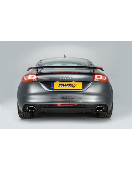 Audi TTRS 2,5TFSi Coupé Milltek Sport Turbo-Back "Race" med aktiva avgasventiler