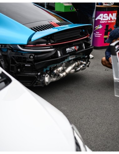 Porsche 992 3,0T Carrera GTS Milltek Sport 2,5" OPF-Back avgassystem Titan (använder original utblås)