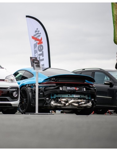 Porsche 992 3,0T Carrera GTS Milltek Sport 2,5" OPF-Back avgassystem Titan (använder original utblås)