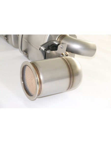 Porsche 992 Carrera S Europipe Turbo-Back avgassystem med racekatalysatorer (OPF Delete, inga ventiler)