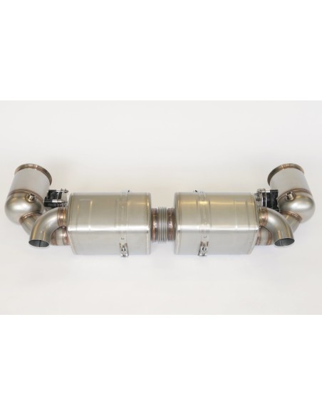 Porsche 992 Turbo / Turbo S Europipe Turbo-Back avgassystem (OPF Delete, inga ventiler)
