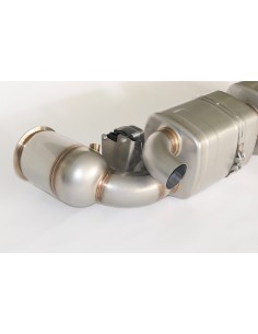 Porsche 992 Turbo / Turbo S Europipe Turbo-Back avgassystem (OPF Delete, inga ventiler) 2
