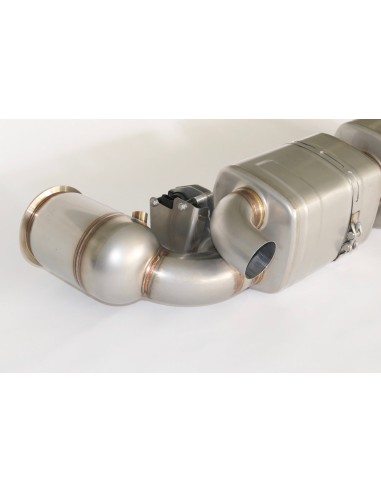 Porsche 992 Turbo / Turbo S Europipe Turbo-Back avgassystem (OPF Delete, inga ventiler)