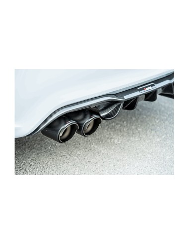 BMW M2 CS S55 F87 Akrapovic Slip-on i Titan med kolfiber utblås (original avgassystem måste kapas)