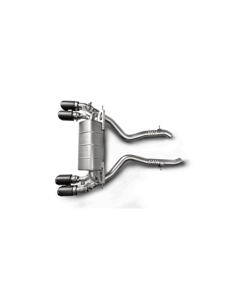 BMW M2 CS S55 F87 Akrapovic Slip-on i Titan med kolfiber utblås (original avgassystem måste kapas)