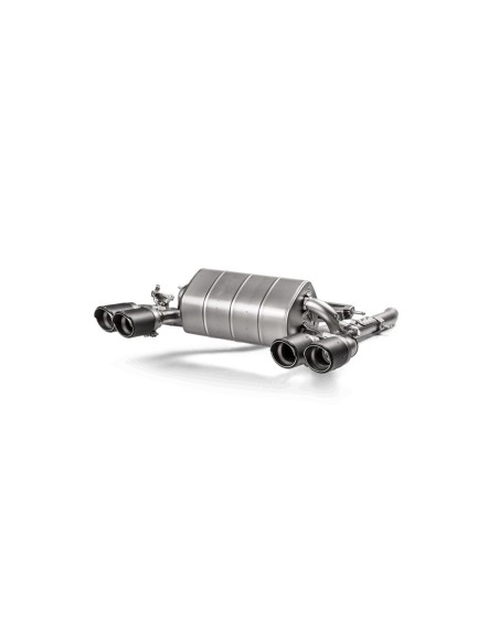 BMW M2 CS S55 F87 Akrapovic Slip-on i Titan med kolfiber utblås (original avgassystem måste kapas)