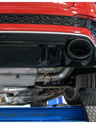 Audi RS3 2,5TFSi Sportback 8Y Milltek Sport 80mm OPF-Back med avgasventiler - Non-Resonated (mindre-dämpad)