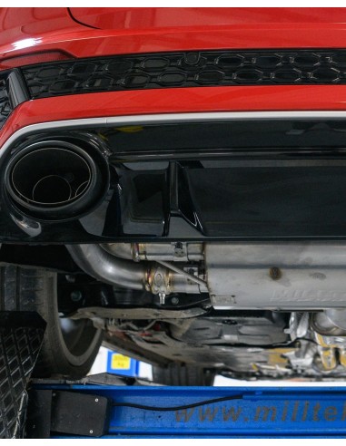 Audi RS3 2,5TFSi Sportback 8Y Milltek Sport 80mm OPF-Back med avgasventiler - Non-Resonated (mindre-dämpad)