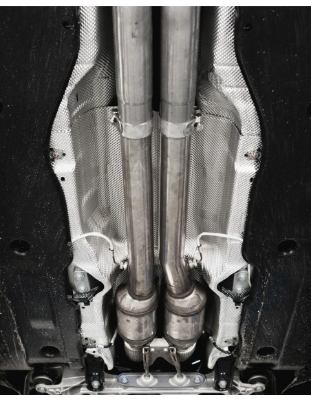 Audi RS3 2,5TFSi Sportback 8Y Milltek Sport 80mm OPF-Back med avgasventiler - Non-Resonated (mindre-dämpad)