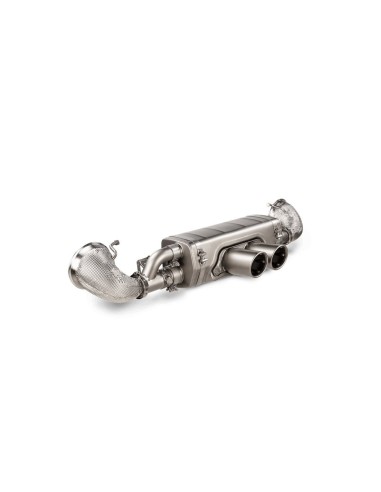 Porsche 992.1 4,0 GT3 Akrapovic Slip-On adapter till OPF i rostfritt