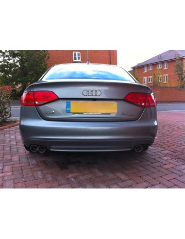 Audi A4 3,0TDi Quattro S-line B8 Milltek Sport Cat-Back 4x 80 chrome GT utblås (kräver S4 diffuser)