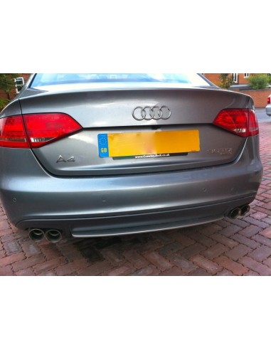 Audi A4 3,0TDi Quattro S-line B8 Milltek Sport Cat-Back 4x 80 chrome GT utblås (kräver S4 diffuser)
