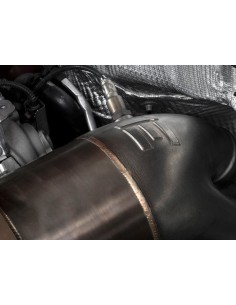 Audi S5 3,0TFSi B9 Integrated Engineering Gjuten Downpipe med racekatalysator 2