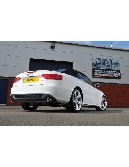Audi A5 2,0TFSi S-line Automat B8 Milltek Sport Cat-Back 2x 100 chrome GT utblås