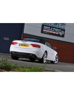 Audi A5 2,0TFSi S-line Automat B8 Milltek Sport Cat-Back 2x 100 chrome GT utblås