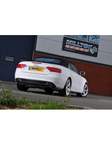 Audi A5 2,0TFSi S-line Automat B8 Milltek Sport Cat-Back 2x 100 chrome GT utblås