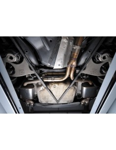 Audi A5 2,0TFSi S-line Automat B8 Milltek Sport Cat-Back 4x 80 chrome GT utblås (kräver S5 diffuser) 2