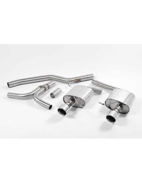 Audi A5 3,0TDi S-line B8 Milltek Sport Cat-Back 2x 100 chrome GT utblås