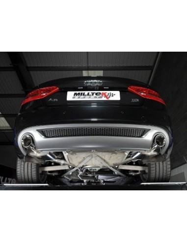 Audi A5 3,0TDi S-line B8 Milltek Sport Cat-Back 2x 100 chrome GT utblås