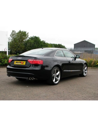 Audi A5 3,0TDi S-line B8 Milltek Sport Cat-Back 4x 80 chrome GT utblås (kräver S5 diffuser)