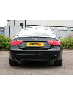 Audi A5 3,0TDi S-line B8 Milltek Sport Cat-Back 4x 80 chrome GT utblås (kräver S5 diffuser)