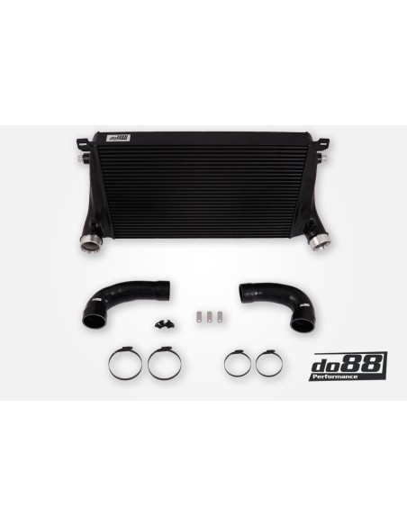 VW Golf R 2,0TFSi MK8 EA888 EVO4 DO88 Intercooler BIG PACK kit (svarta slangar)