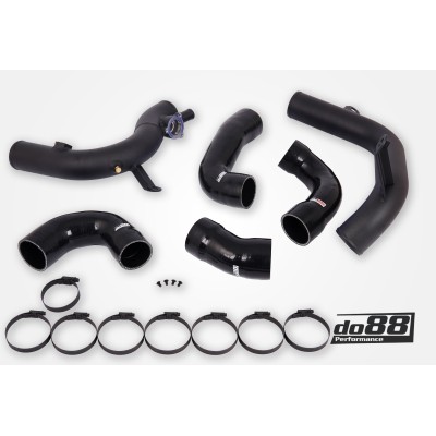 Cupra Leon 2,0TFSi KL EA888 EVO4 DO88 för DO88 IC tryckrör med svarta slangar