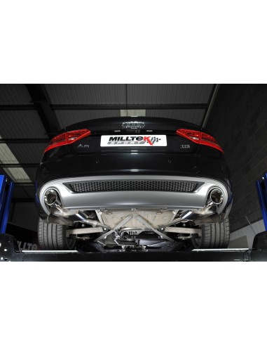 Audi A5 3,0TDi S-line Sportback B8 Milltek Sport Cat-Back 2x 100 chrome GT utblås