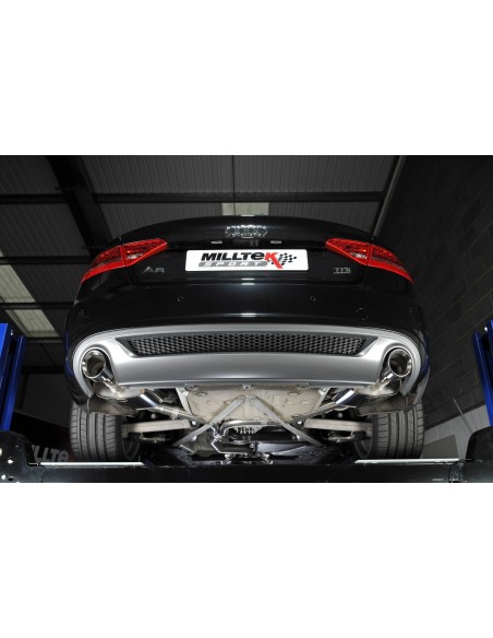 Audi A5 3,0TDi S-line Sportback B8 Milltek Sport Cat-Back 2x 100 chrome GT utblås