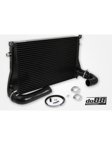VAG MQB 2,0TFSi EA888 DO88 Intercooler kit med svarta slangar