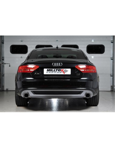 Audi A5 3,0TDi S-line Sportback B8 Milltek Sport Cat-Back 2x 100 chrome GT utblås