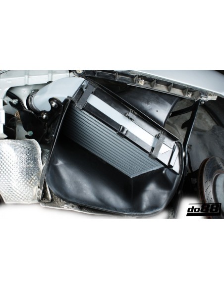 Porsche 996 Turbo / GT2 DO88  Intercooler kit med svarta slangar
