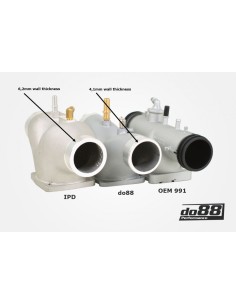 Porsche 997.2 Turbo DO88 insugs plenum (för original spjällhus) 2