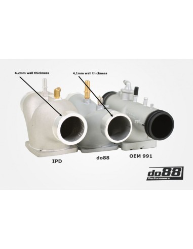 Porsche 997.2 Turbo DO88 insugs plenum (för original spjällhus)