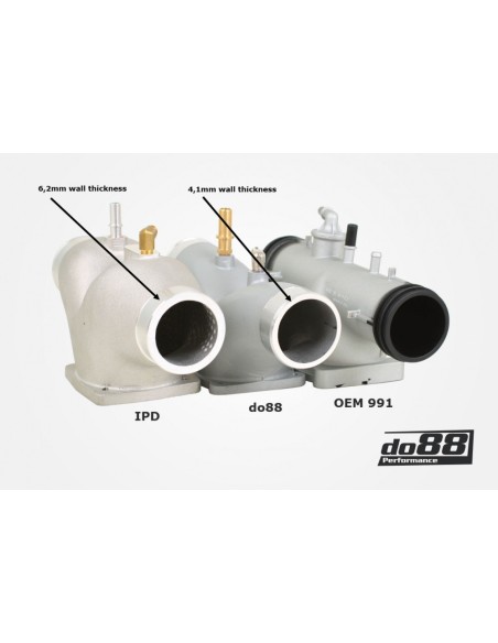 Porsche 997.2 Turbo DO88 insugs plenum (för original spjällhus)