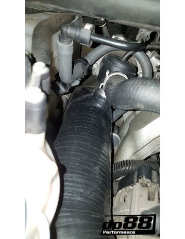 Porsche 997.2 Turbo DO88 Svarta Inloppsslangar till turbos
