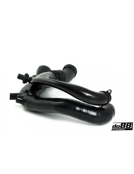 Porsche 997.2 Turbo DO88 Svarta Inloppsslangar till turbos