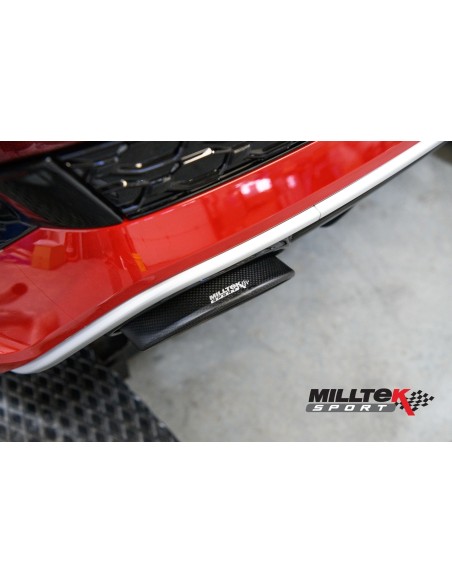 Audi RS3 2,5TFSi Sportback 8Y Milltek Sport 80mm OPF-Back med avgasventiler - Non-Resonated (mindre-dämpad)