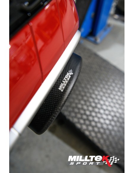 Audi RS3 2,5TFSi Sportback 8Y Milltek Sport 80mm OPF-Back med avgasventiler - Resonated (dämpad)