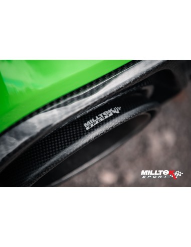Audi RS3 2,5TFSi Sedan 8Y Milltek Sport 80mm OPF-Back med avgasventiler - Non-Resonated (mindre-dämpad)