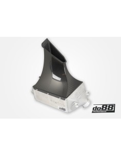 Porsche 991 Turbo DO88 Intercooler kit med svarta slangar (för original Y-rör) 2