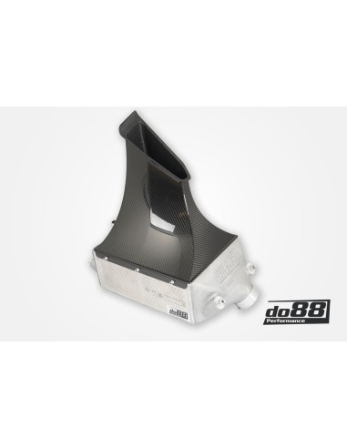 Porsche 991.2 Turbo DO88 Intercooler kit med svarta slangar (för original Y-rör)
