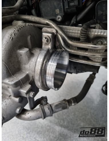 Porsche 992 Turbo DO88 Svarta Inloppsslangar till turbos